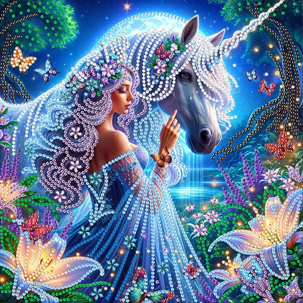 Beauty Diamond Art Kits for Gift Home Wall Decor DIY Gem Art Diamond Painting Kits Crystal Rhinestones Diamond Painting 30x30cm