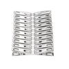 20 Pcs Clothespins Stainless Steel Clothes Clips Metal Sealing Clip Socks Clothing Pegs Household