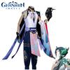 Genshin Impact Xiao Cosplay Costume Wig Halloween Carnival Party Props Adult