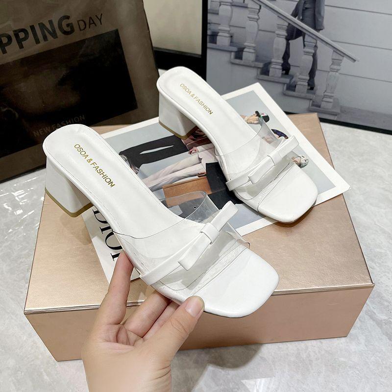 Temperament Fairy Style Small Man Tall Sandals 2025 Internet Celebrity New Korean Versatile Niche Design Women's Slippers