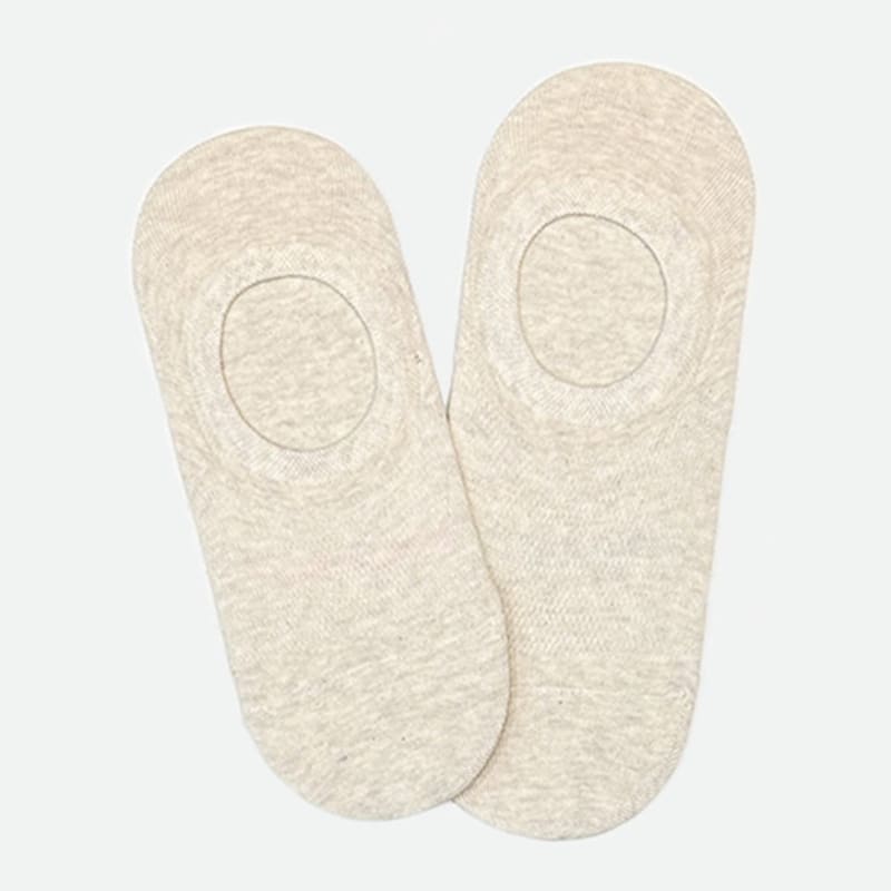 YELLOWSOCKS FAKE SOCKS BASIC OATMEAL