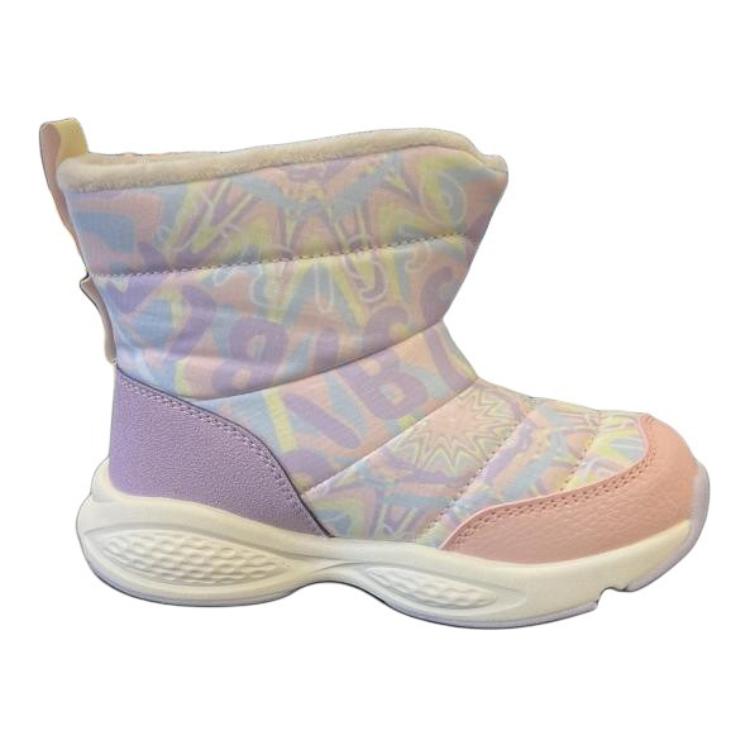 Li Ning Kids Comfortable Casual Non-Slip Wear-Resistant Low-Cut Boots Kids boots Pink YKNS100-32