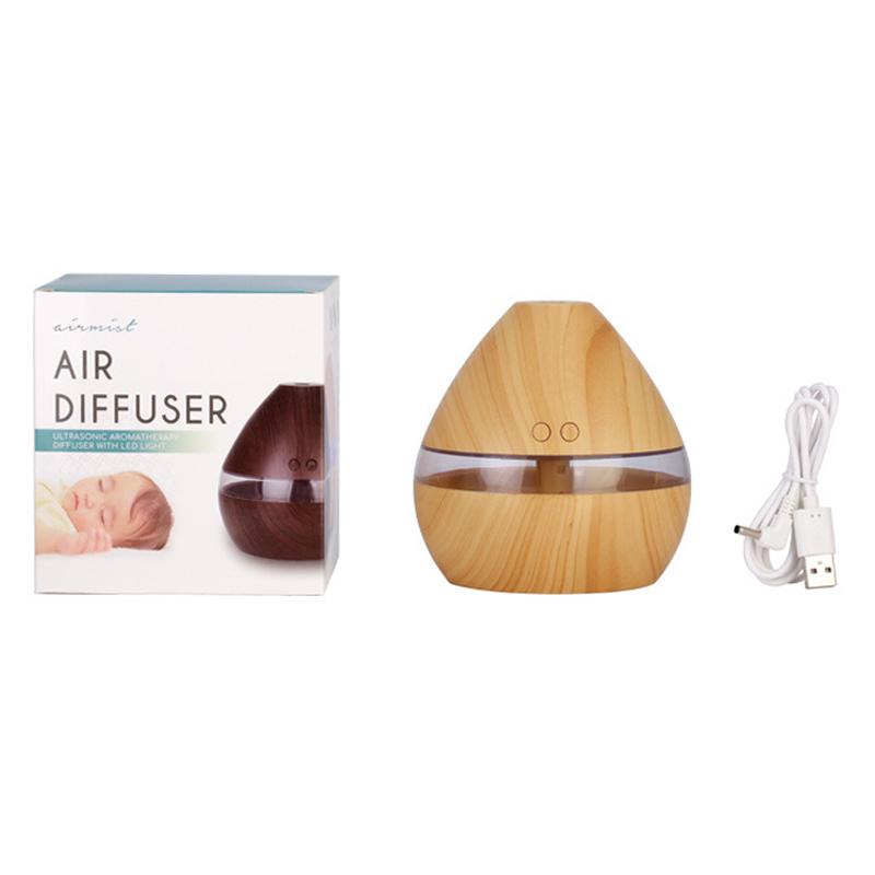300ML LED Zdalny ultradźwiękowy nawilżacz powietrza Aroma Dyfuzor
