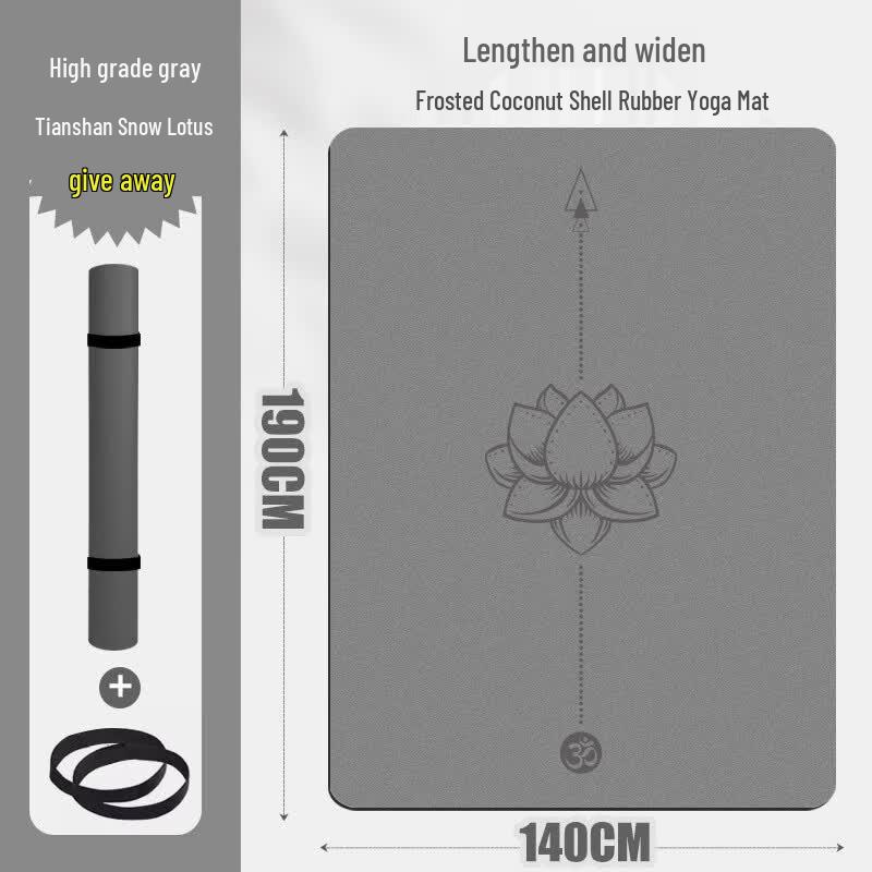 OEING Premium Non-Slip Natural Rubber Yoga Mat