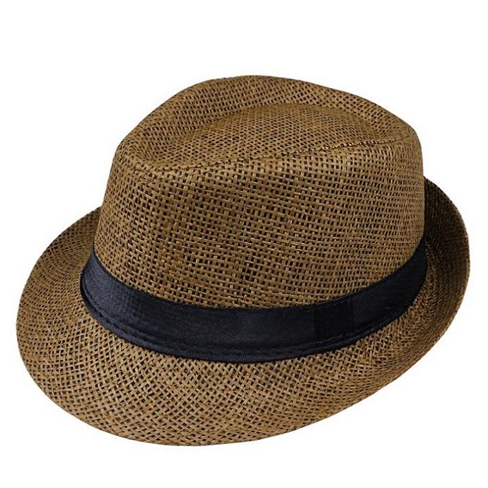 

LNPBD 2017 Гарячий розпродаж Літній стиль Дитячий капелюх від сонця Пляжний капелюх-трілбі Солом яний панамський капелюх Для хлопчиків і дівчаток Підходить для дітей 54 см кавовий