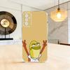 Tired Deadpan Fish  Phone Case Transparent Silicone Soft For SamsungA10,12,20,21S,30,31,40,50,51,52,70,71