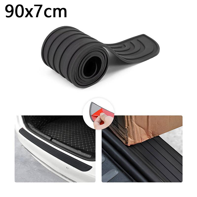 Protecție universală pentru bara de protecție spate a mașinii din PVC Placă adezivă moale pentru zgârieturi de portbagaj, protectie anti-zgârieturi, acoperire pentru prag, margine de protecție