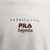 FILA T Shirts Men's Fresh Ivory Crew Neck Moderate Straight Fit F11M439208FIV