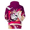 Mens Hooded Hazbin Hotel Printed Spring Autumn Streetwear Pullover Sweatshirt Fashion Hoodie Casual New Men Tracksuit Streetwear
