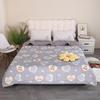 Skin-Friendly Cotton Quilt: Double-Sided, Washable Summer & Autumn Blanket