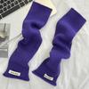 Korean Style Knitted Warm Sleeves Solid Color Warm Arm Covers Hand Covers Woolen Arm Gloves  Girls