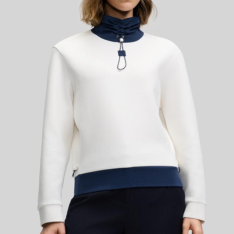 New FILA EMERALD Sweatshirt Women's White F11W514202F-WT