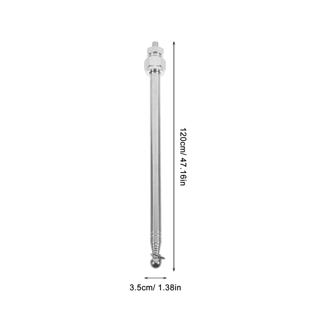 Mini Motorcycle Flagpole Handlebar Bike Telescopic Accessories Motorcycle Flagpole Handlebar Mounting Stand Flag Pole