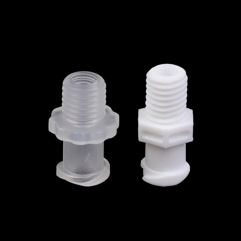 Luer závit 1/4-28Unf M6 M5 Adaptér PP Plastový Vzduchový Ventil Trubice Dávkování Lepidla Subbalení Stříkačka Tělo Spojka