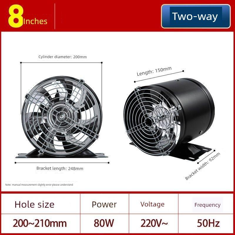Exhaust Fan Ventilating Fan Kitchen For Home Ventilator High Power Range Hood Exhaust Fan Strong Exhaust Fan Commercial