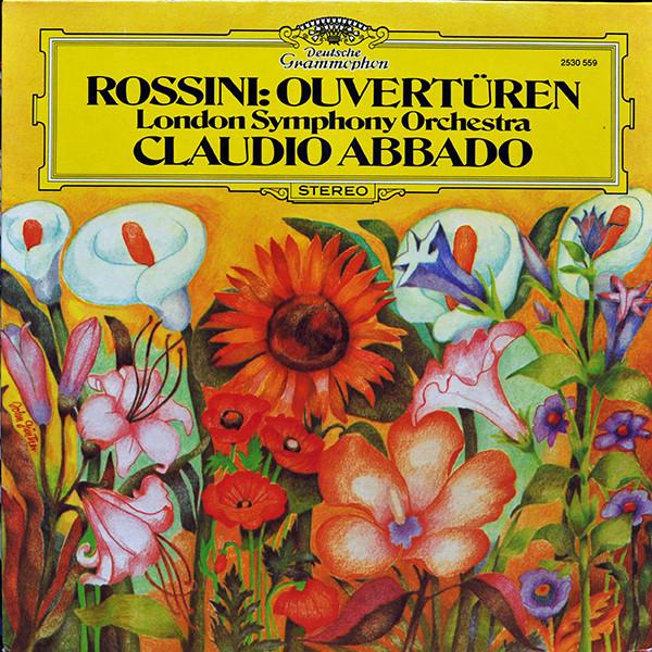 LP Record GIOACCHINO ROSSINI - LONDON SYMPHON - Ouvertüren 2530559 Deutsche Grammo Germany Classical Used
