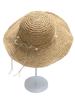 Ladies' Summer Solid Color Hollow Out Large Brim Beach Sun Hat, Pure Straw Crochet Sun Hat Suitable For Hiking