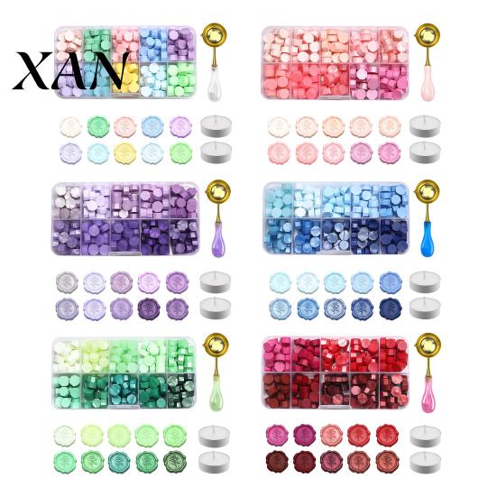 Wedding Invitation Tools Wax Seal Kit, with Sealing Beads Spoon And Candles, Decorative Seals DIY Stamp for Invitations Envelopes Personalized Letter