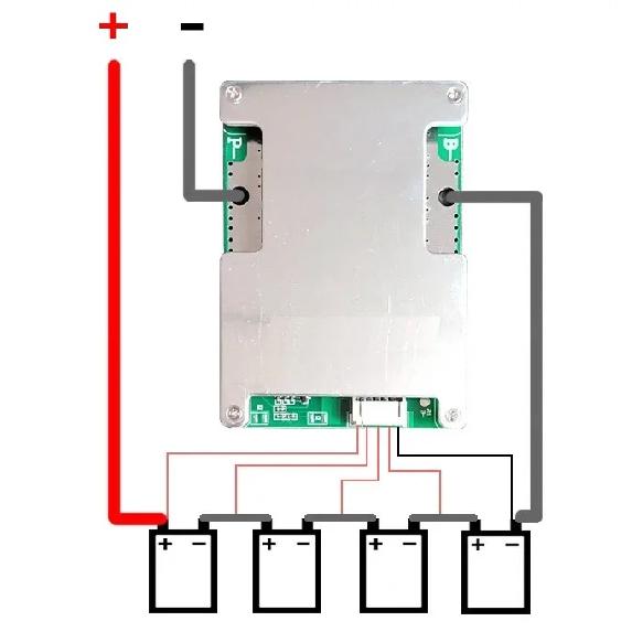 4S 12V 800A Max BMS LiFePo4 Lithium-Eisenphosphat-Batterie-Schutzplatine Ausgeglichenes Lademodul Für Arduino Auto Motorrad