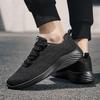 Fashion Men's Shoes Four Seasons New Large 45 Size Men Mesh Lace Up Sports Shoes Outdoor Non Slip Lightweight Comfortable Running Shoes