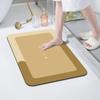 Non-Slip Diatomaceous Earth Bath Mat - Quick Dry, Dirt-Resistant, High Absorbency