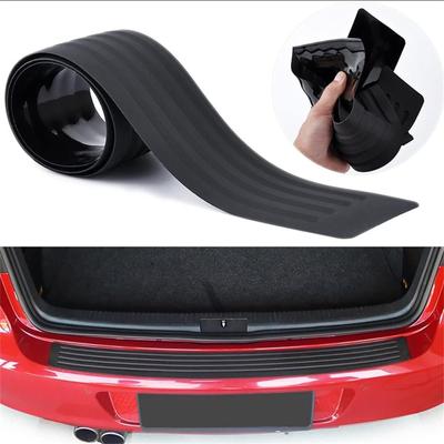 Car Rear Bumper Rubber Sticker Guard Scratch Protector Strip Corner Sticker