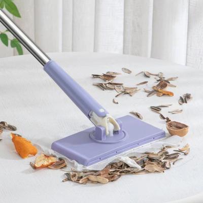 Flat Mop with Cloth Kitchen Bathroom House Mini Sweeper Mop with