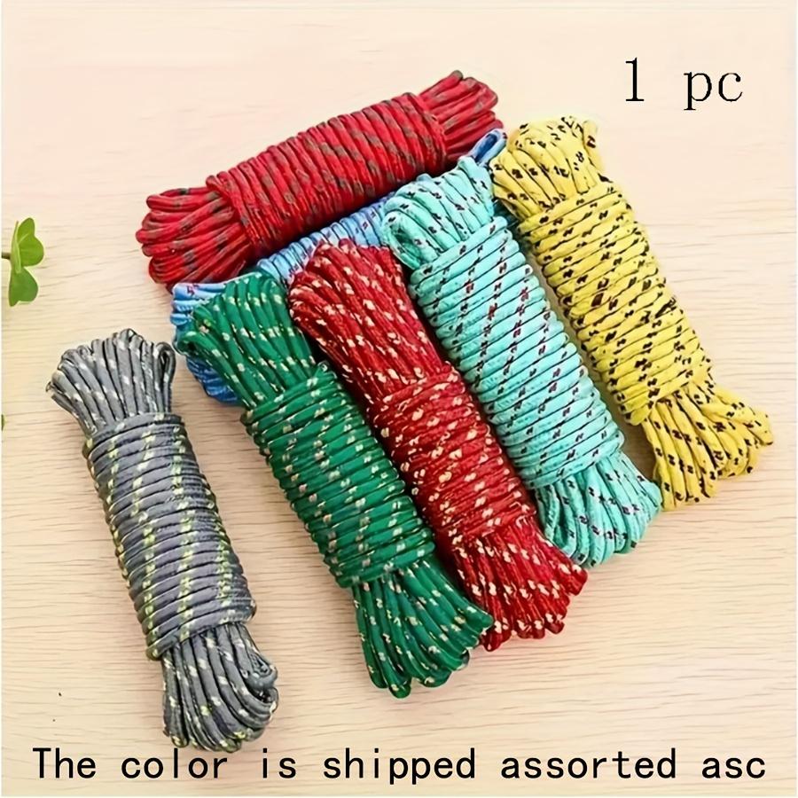 10M Laundry Hanging Rope Nylon Slip Windproof Clothesline Outdoor Drying Clothes Line Clotheslines Fixed Rope