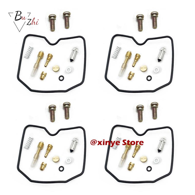 4sets Carburetor Carb Repair Rebuild Kit  for Suzuki GSX750 E4 1998-2001 GSX1200 Inazuma 1999-2000 GSX 750 1200