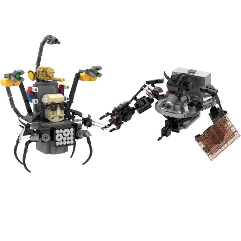 Variation Toilet General Skibidi Toilet Building Block Titan Clock Man Cameraman Speakerman Drill Man Model Toy for Adults Gifts