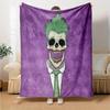 Joker Flannel Blanket, High quality Comfortable for All Seasons, Home Decor, Warmth and Comfort