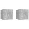 VidaXL Bedside Tables 2pcs Concrete Grey 30.5x30x30cm Engineered Wood 3079719