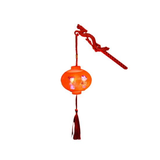 With Dragon Shape Pole Chinese Style Print 3 Flash Modes New Year Spring