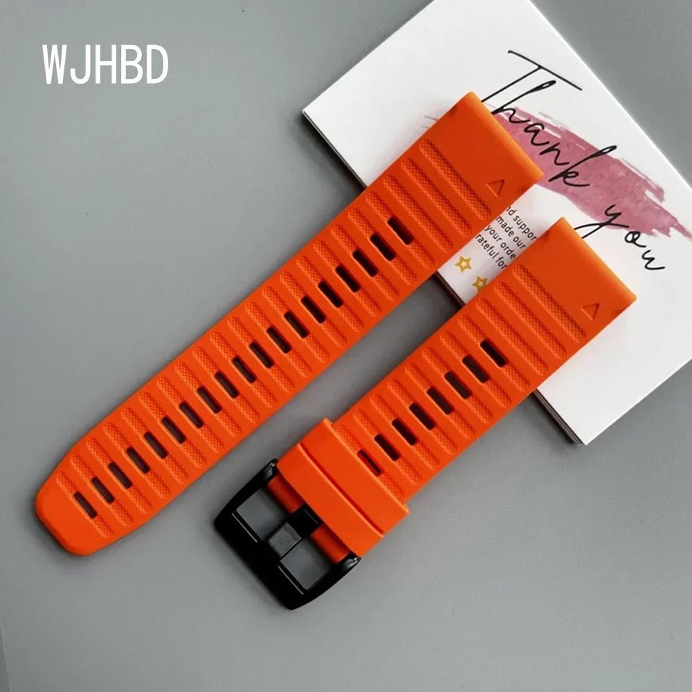 QuickFit 22mm 26mm Watch Strap For Garmin Fenix 7X 7 Solar/6X 6 Pro 5 5X Plus 3 3HR/Epix/MARQ Smartwatch Band Silicone Bracelet