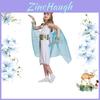Purim Egyptian Queen Cosplay Costume For Girls Halloween Role Play With Polyester Fabric For Themed Parties