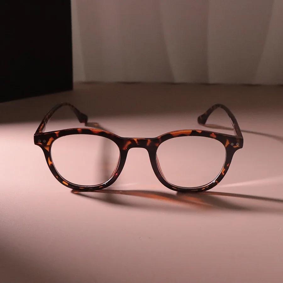 High Quality Elegant Casual Eyeglasses Frame Male Classic Daily Life Clear Lens  Plain Round Eyeglasses Men Women