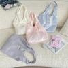 Street Style Tote Bag With Polyester Fabric Large Capacity For Daily Use