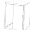 Klare Acryl Vitrine Regale für Figuren, Staubdichte Aufbewahrungsbox mit Tür