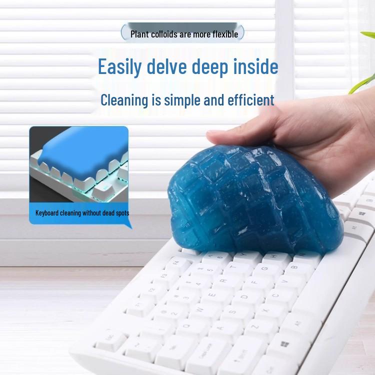 Keyboard Cleaning Gel: Effective Putty for Dust and Ash Removal on Desktops, Laptops, and Mechanical Keyboards