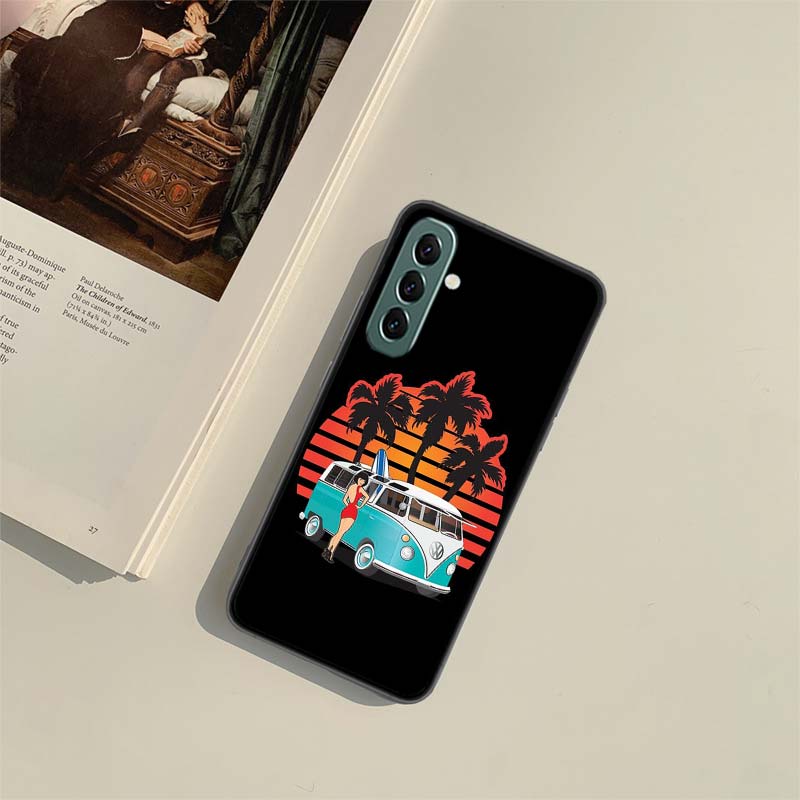 Summer Overseas Travel van Phone Case For Samsung A55 A35 A25 A15 A54 A34 A24 A14 A70 A71 A50 A51 A17 A05S Galaxy A40 A41A30 A31