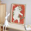 5D FullDrill Round Diamond Painting Kit Cute Cat Pattern for Bedroom Home Decor. Mosaic Craft Wall Art