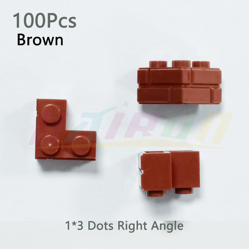 Non-Toxic 100Pcs Building Block Simulation City Moc Wall Brick Building Block Model Building Accessories Castle Construction Kids Toys