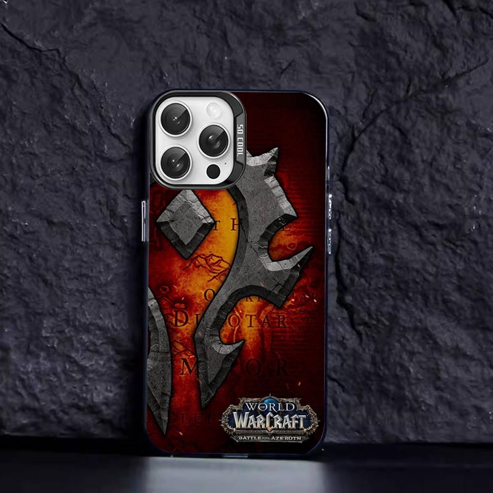 Game World Of Warcraft Phone Case For IPhone 17 16 15 14 13 12 11 Pro Max Plus Pro Colorful Shell