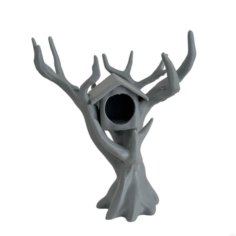 Realistic Spiders Hideouts Tree House Natural Decors Habitat For Jumping Spiders Reptiles Small Insect Easy Cleaning J0MC