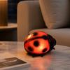 Glowing Ladybug Night Light, Resin Bedside Lamp for Kids, Cute Insect Shaped Table Decor for Bedroom, Funny Small Lamp Gift