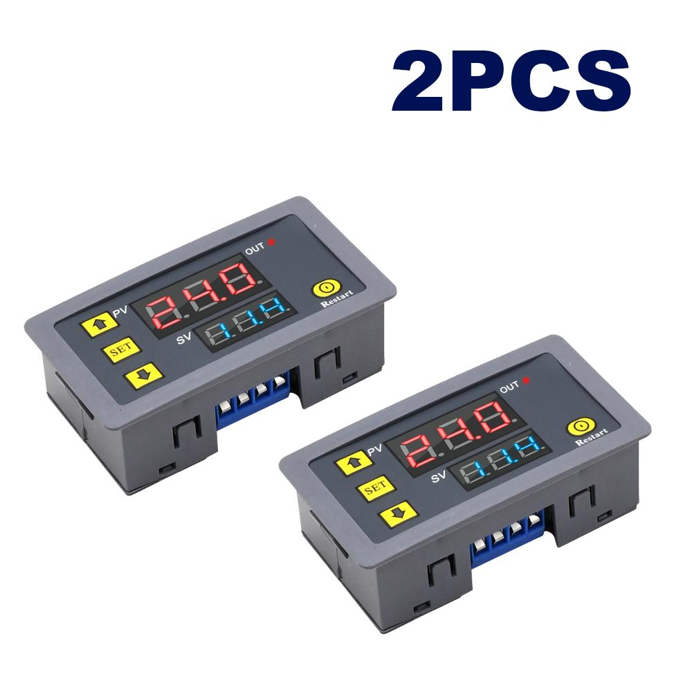 T3231 AC 110V 220V Digital Time Delay Relay LED Display Cycle Timer Control Switch Adjustable Timing Relay Time Delay Switch