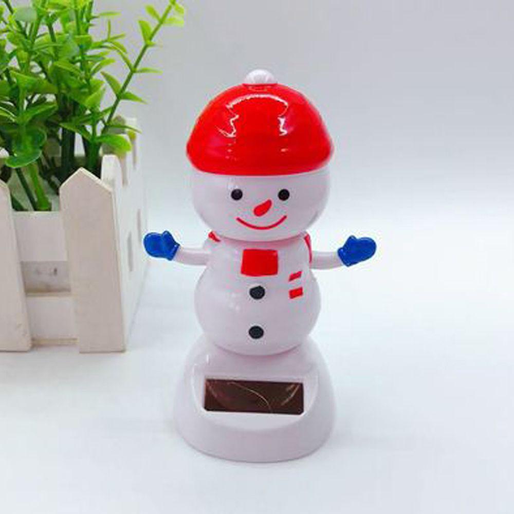 Head Dancer Solar Powered Solar Dancing Doll Santa Claus Swinging Bobble Toy Christmas Snowman
