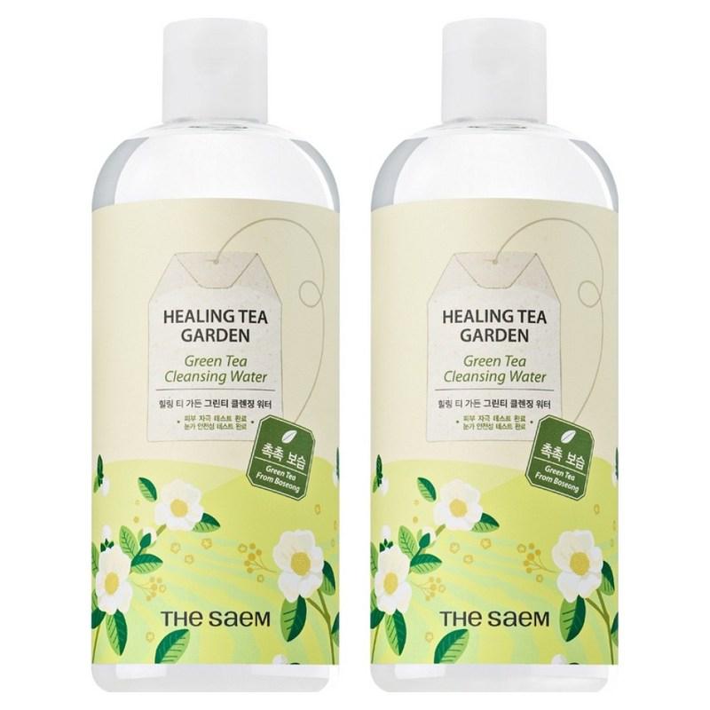 The Saem Healing Tea Garden Green Tea Cleansing Water, 500ml, 2 pcs