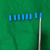 10pcs Billiard Cue Tip Caps Protectors Reusable Billiard Rod Tip Sleeves for Indoor Outdoor Play