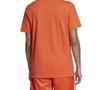adidas Originals Trefoil T Shirts Men's Orange Yellow Crew Neck Moderate Straight Fit DZ4572